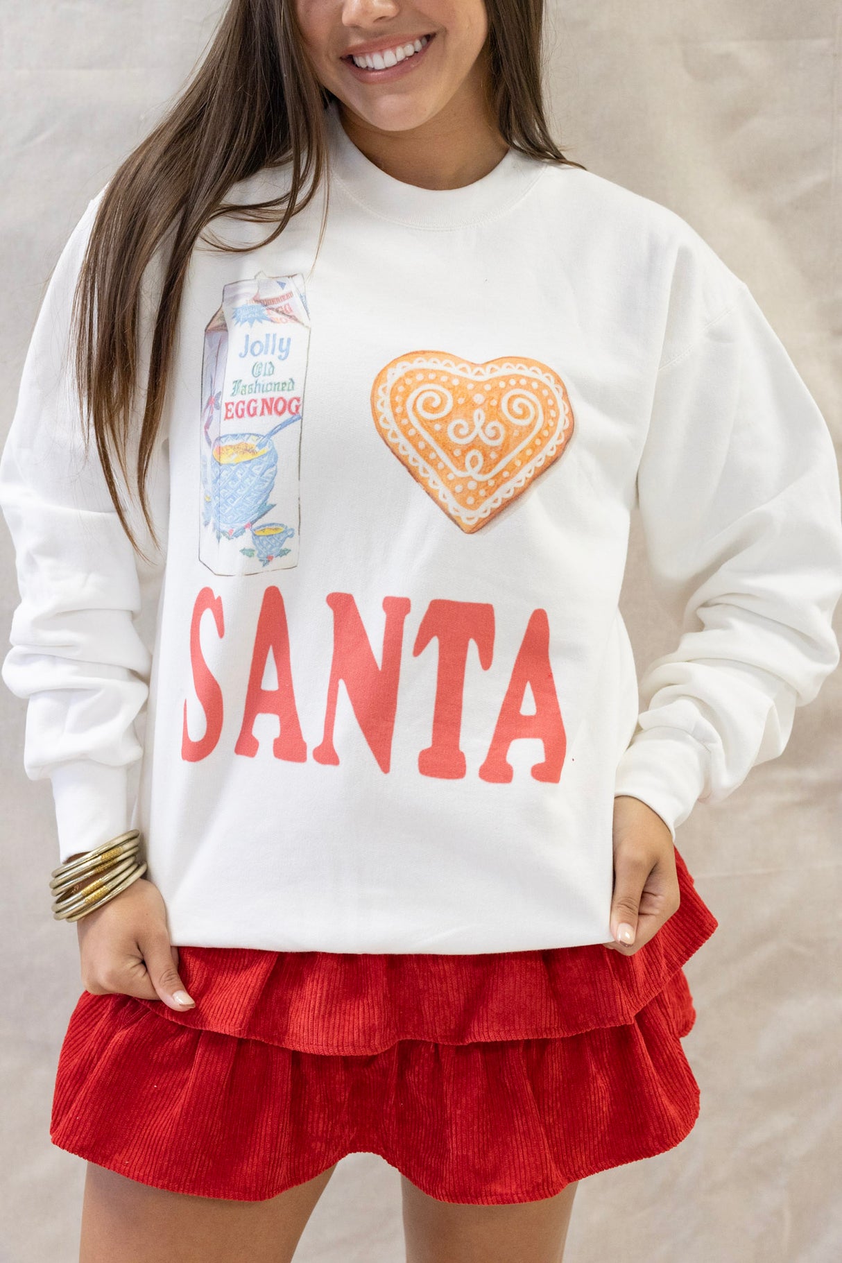 I HEART SANTA SWEATSHIRT