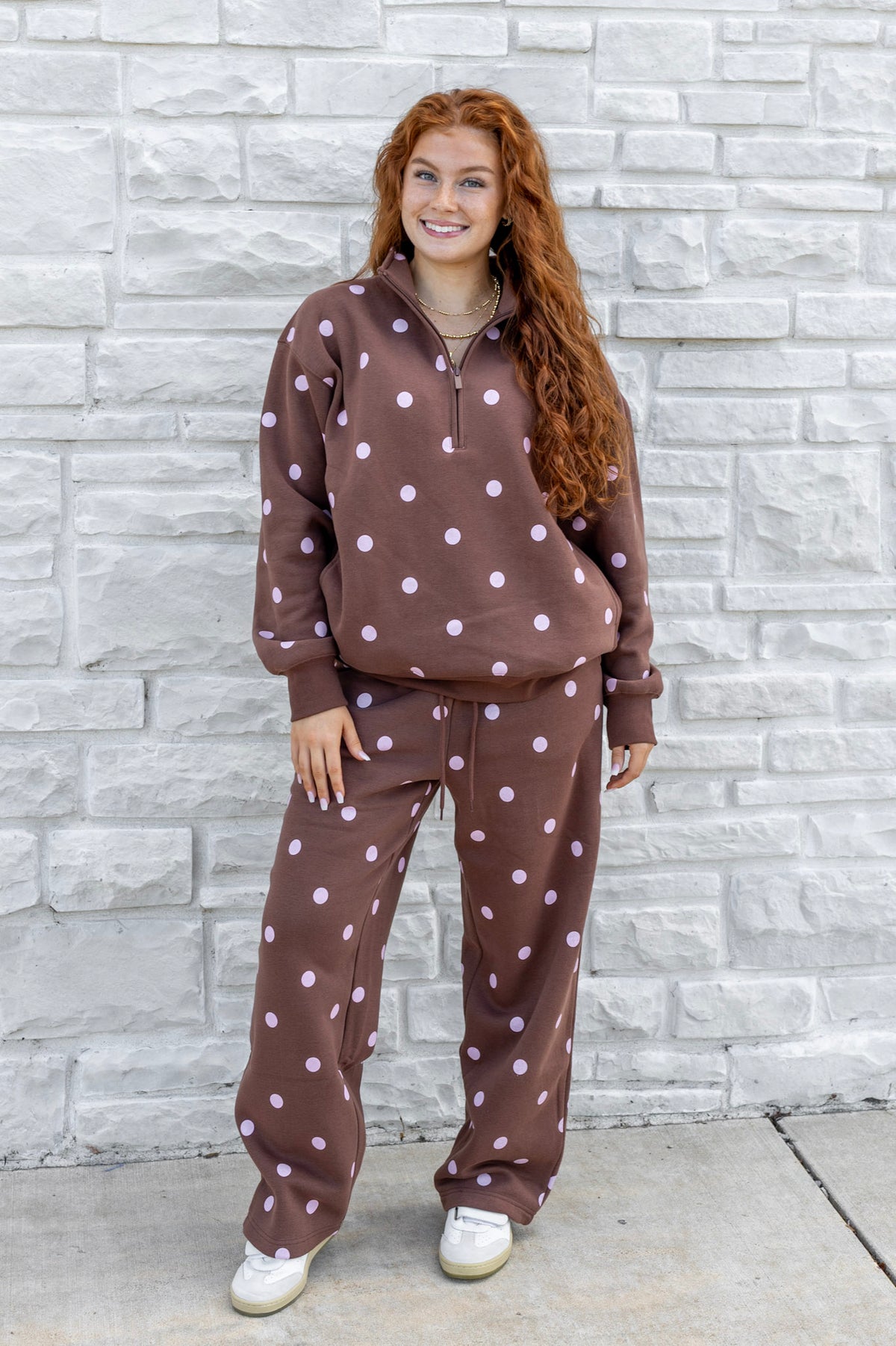 Polka Dot Sweatpant