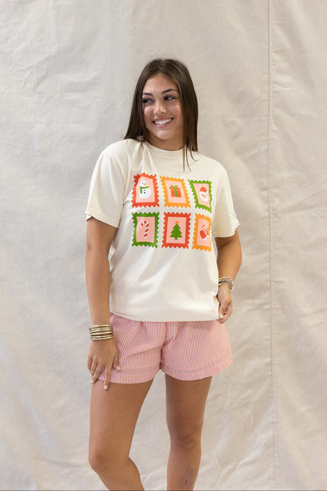 CHRISTMAS STAMP TEE