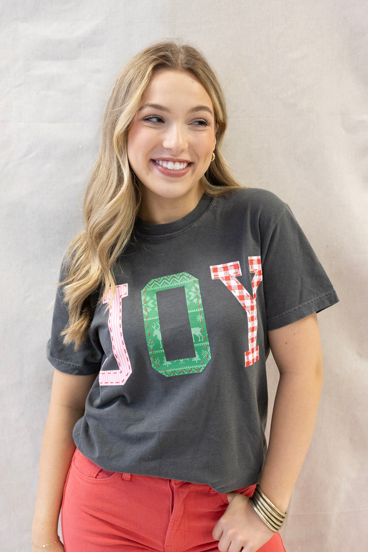 JOY QUILTED TEE