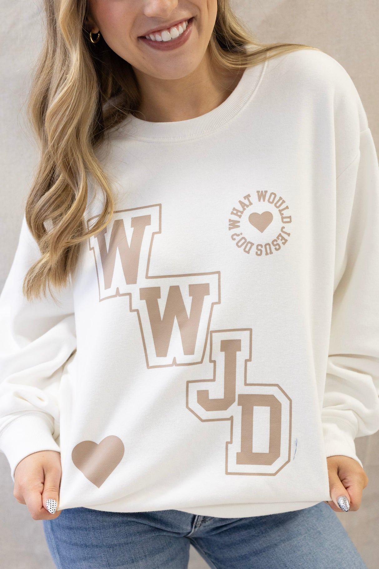 WWJD Varsity Sweatshirt