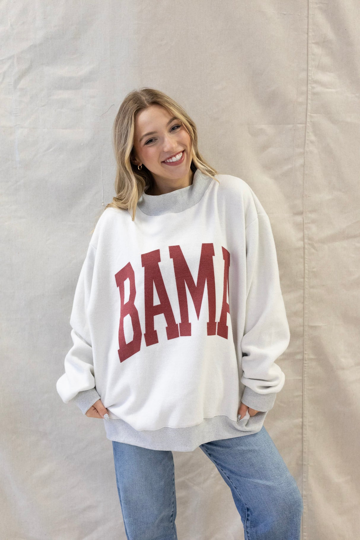 BAMA REVERSE MOCKNECK