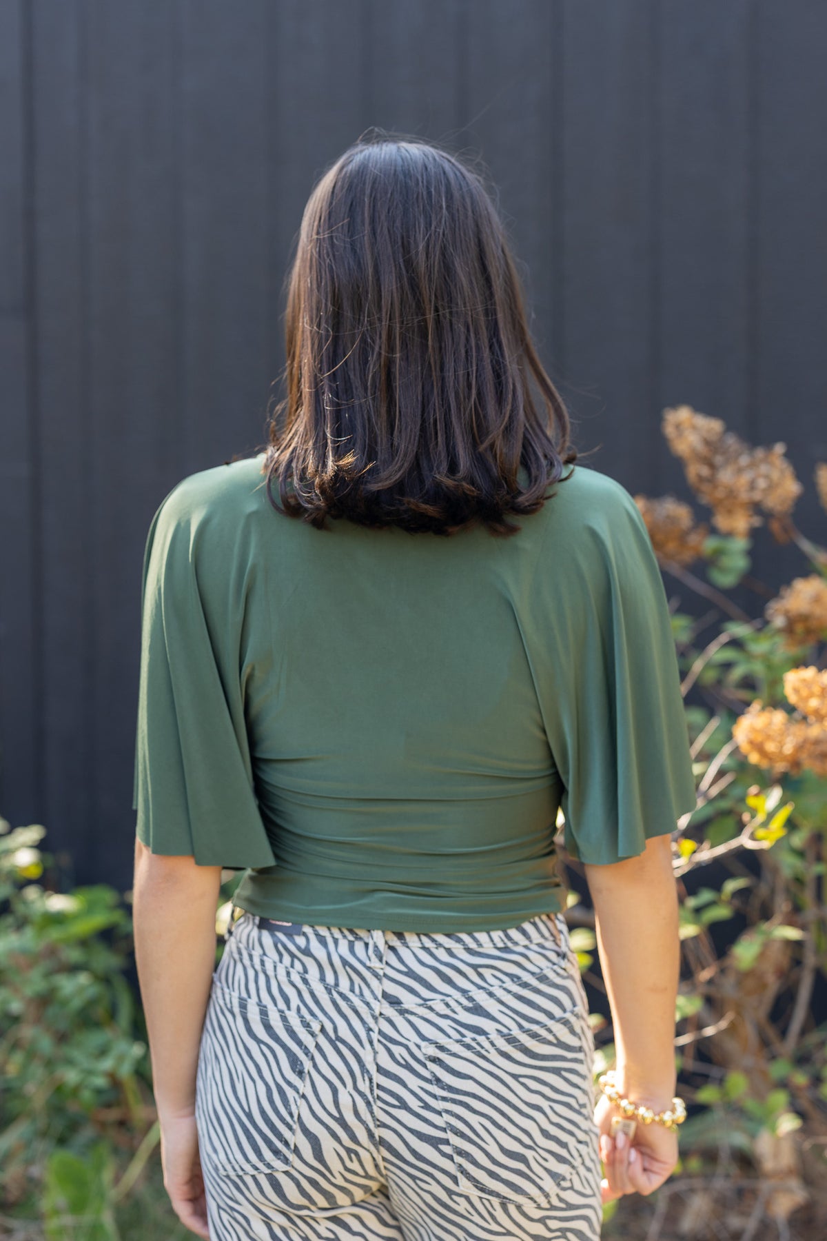 Plunge V-Neck Top