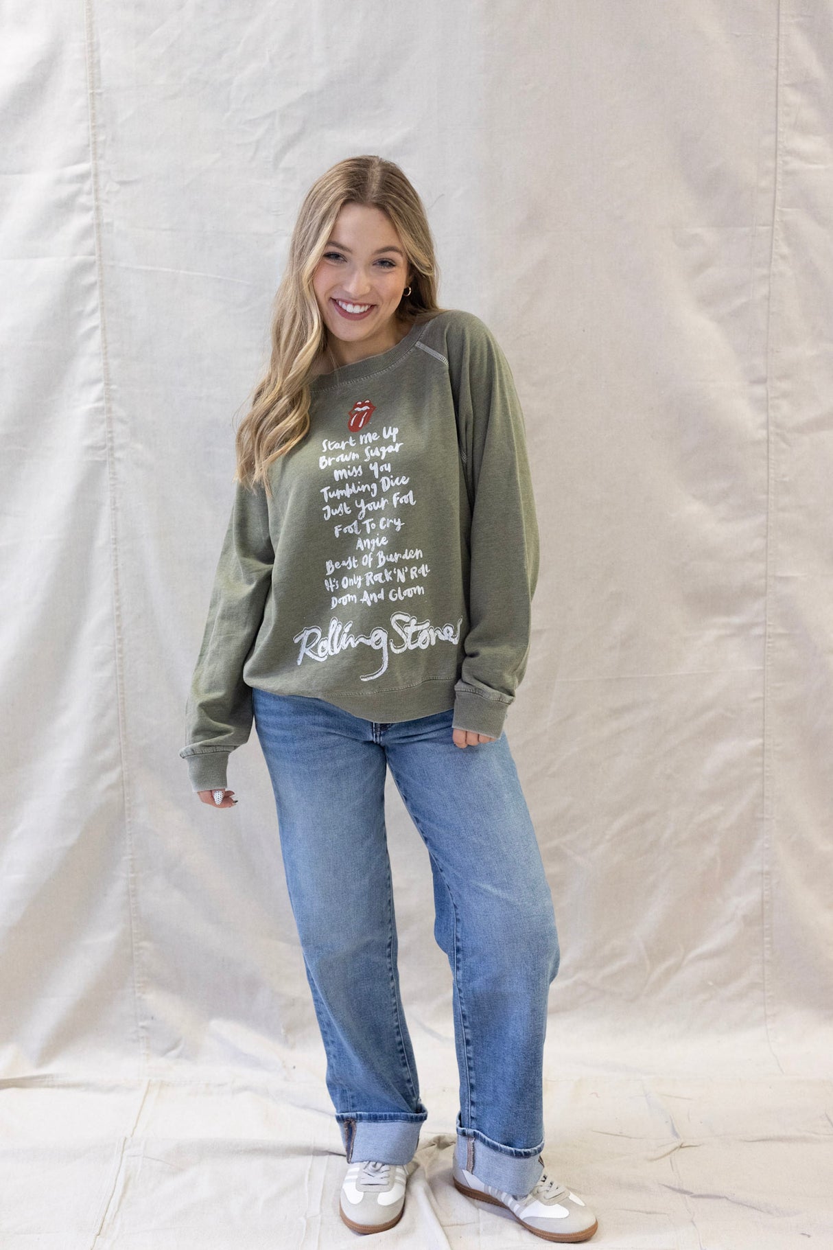 ROLLING STONES LYRIC SWEATSHIRT