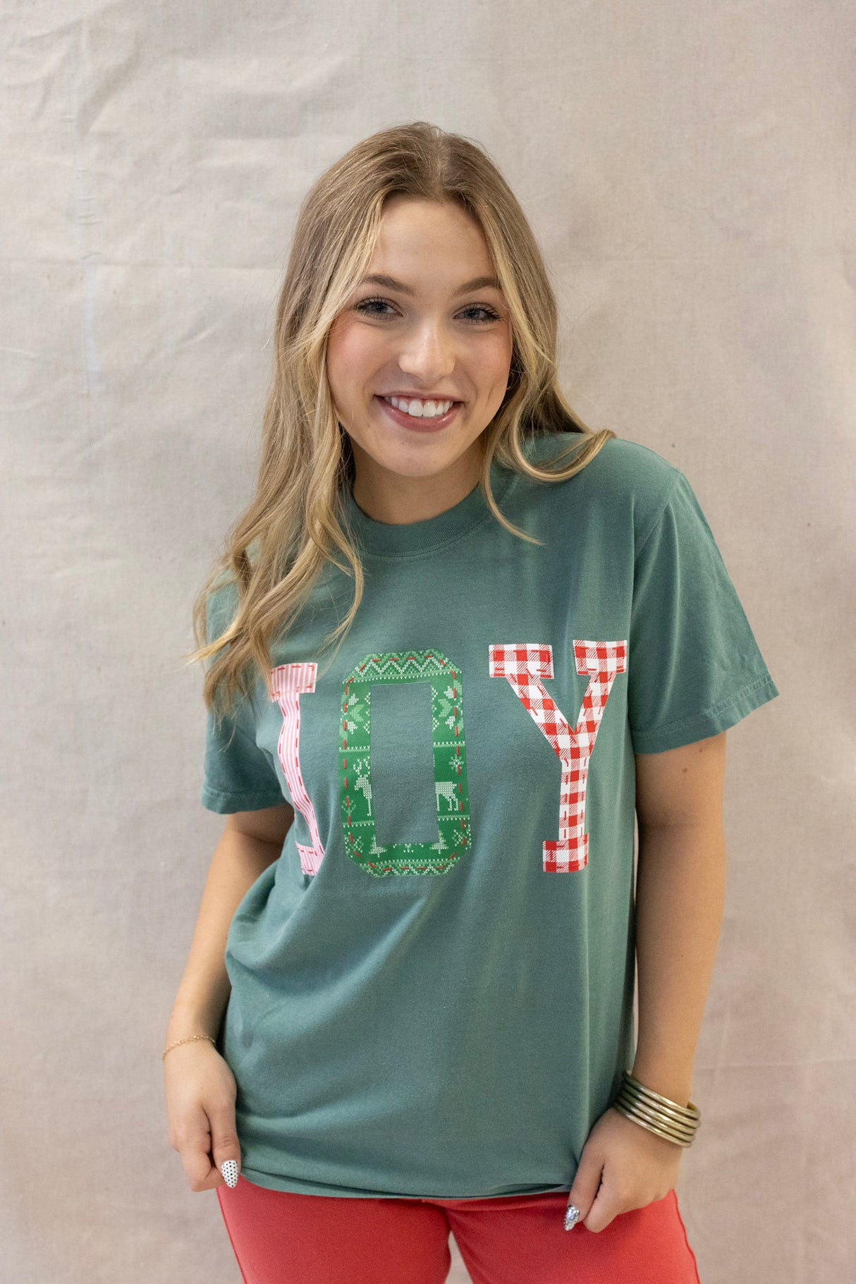 JOY QUILTED TEE