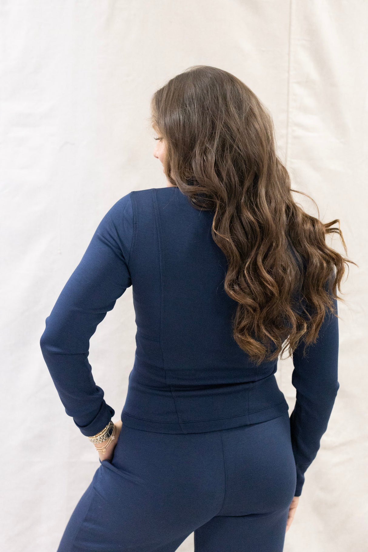 PEARL CLOUD SLIM FIT ZIP UP