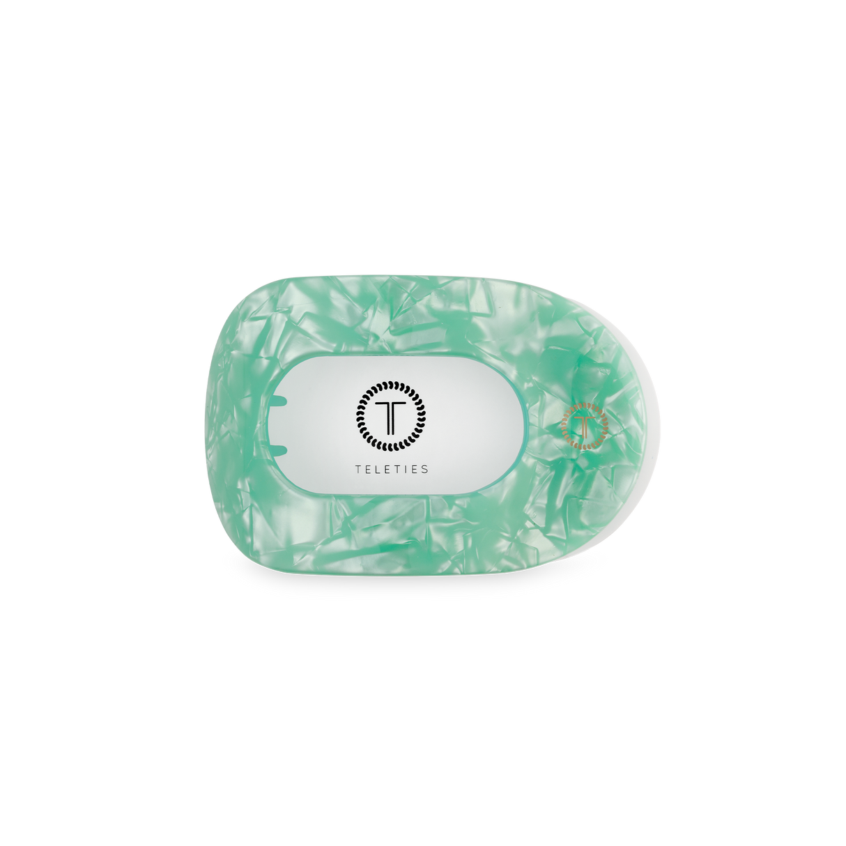 Flat Round Hair Clip | Small | Spring Splash