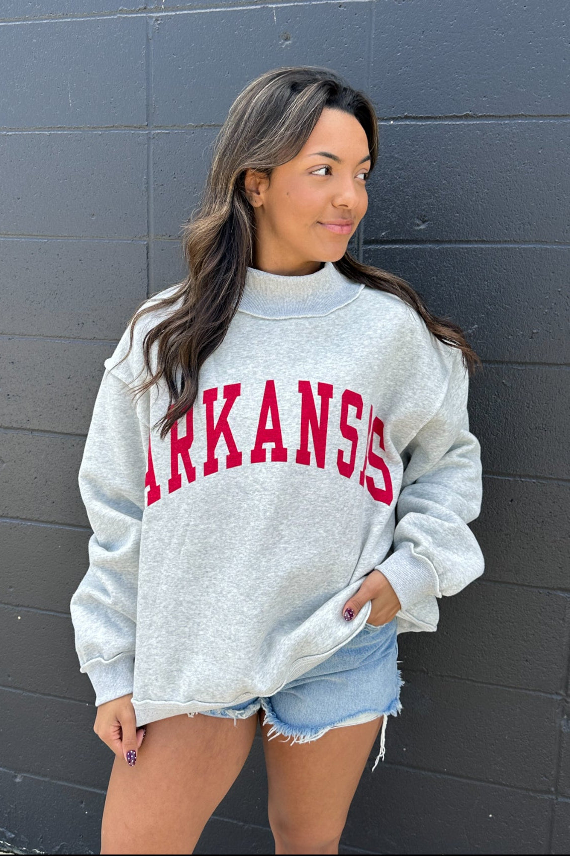 AR Reverse Mockneck Sweatshirt