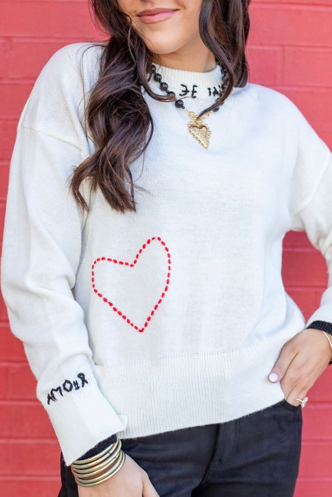 J'taime Crewneck Sweater