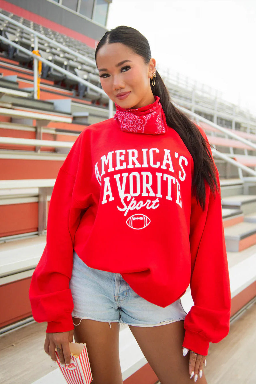 America's Favorite Sport Sweatshirt