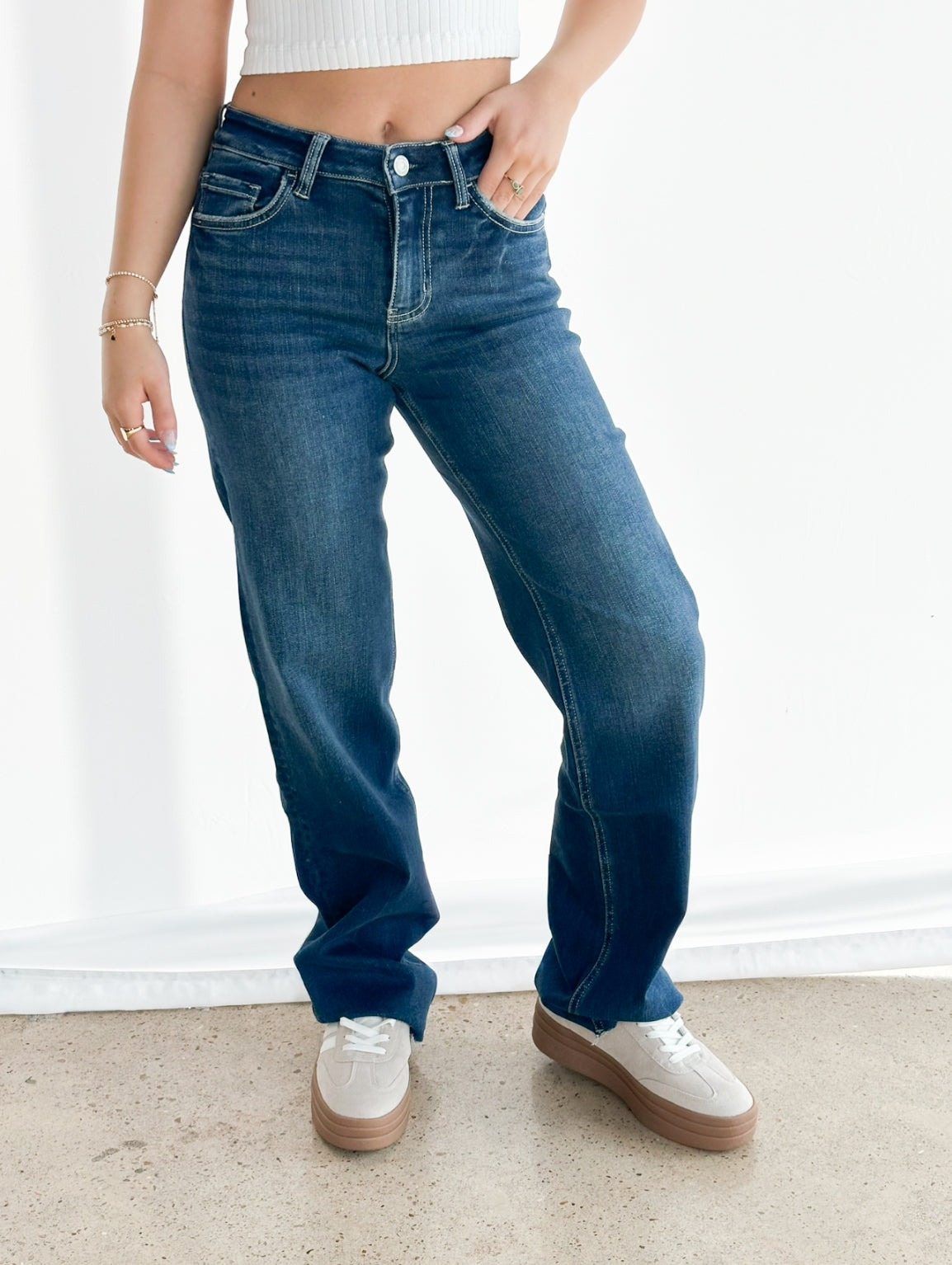 AUBURN SLIM WIDE JEAN