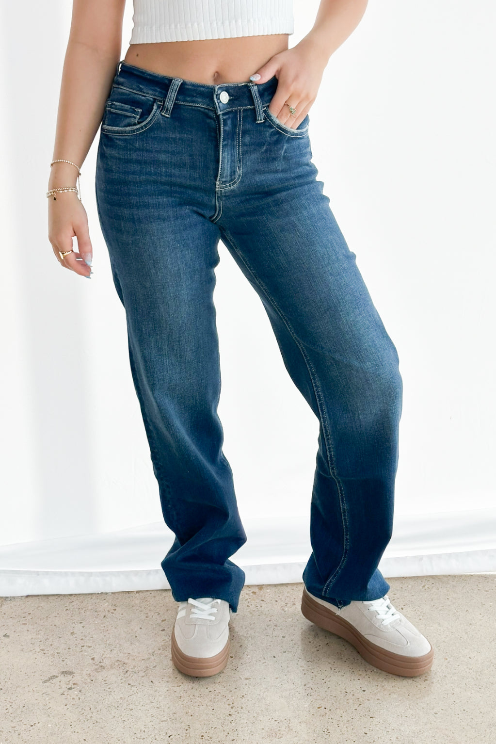 AUBURN SLIM WIDE JEAN