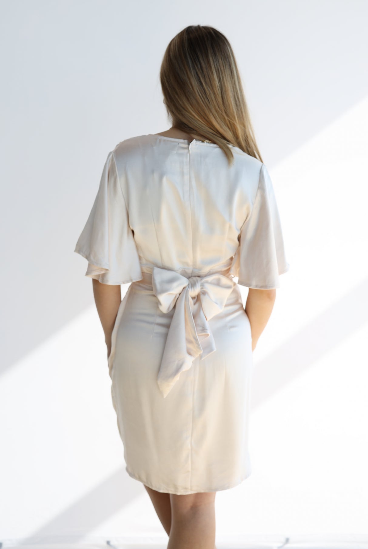 Sophie Satin Mini Dress