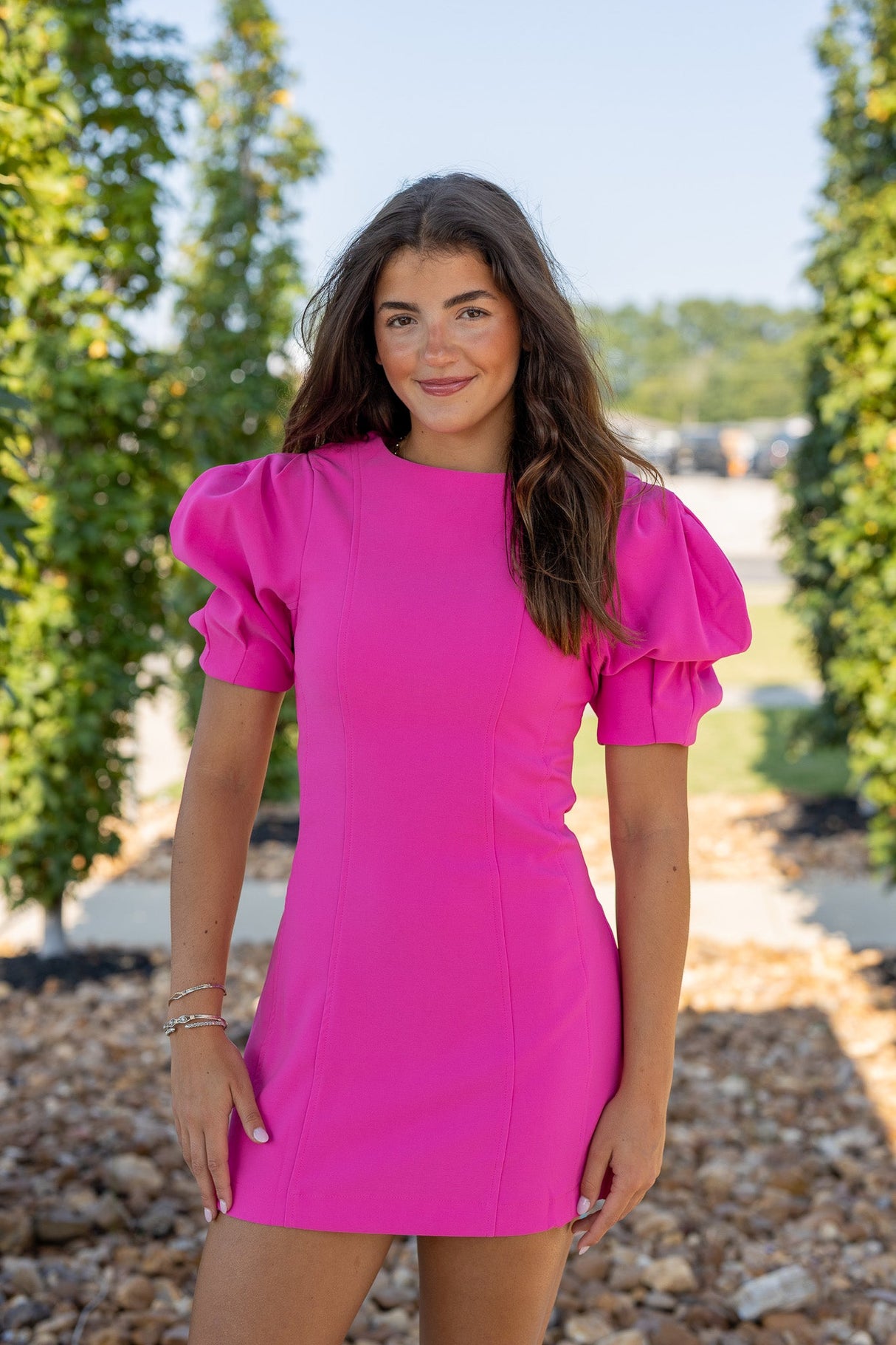 Brenna Balloon Sleeve Dress