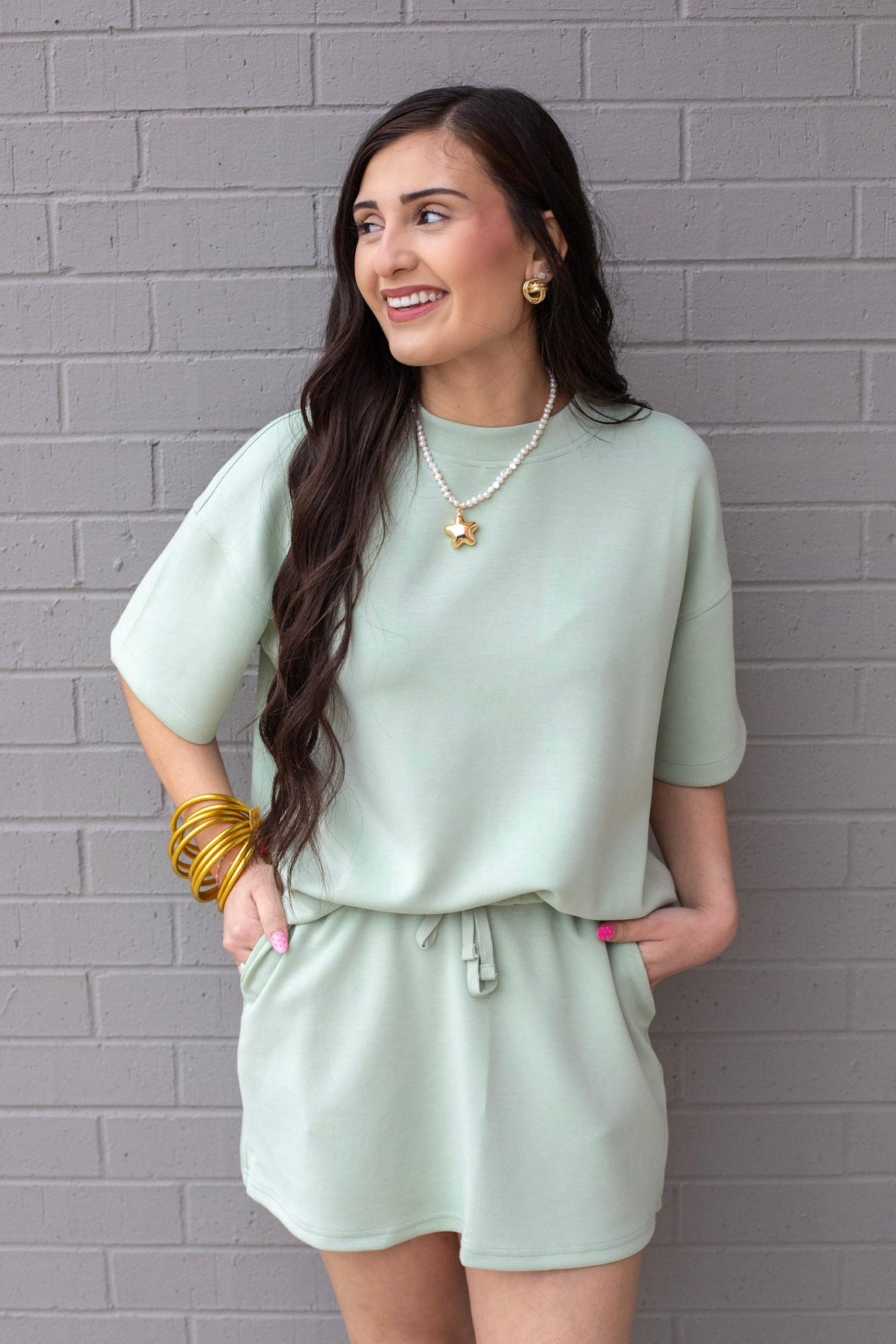 Scuba Short Sleeve Top