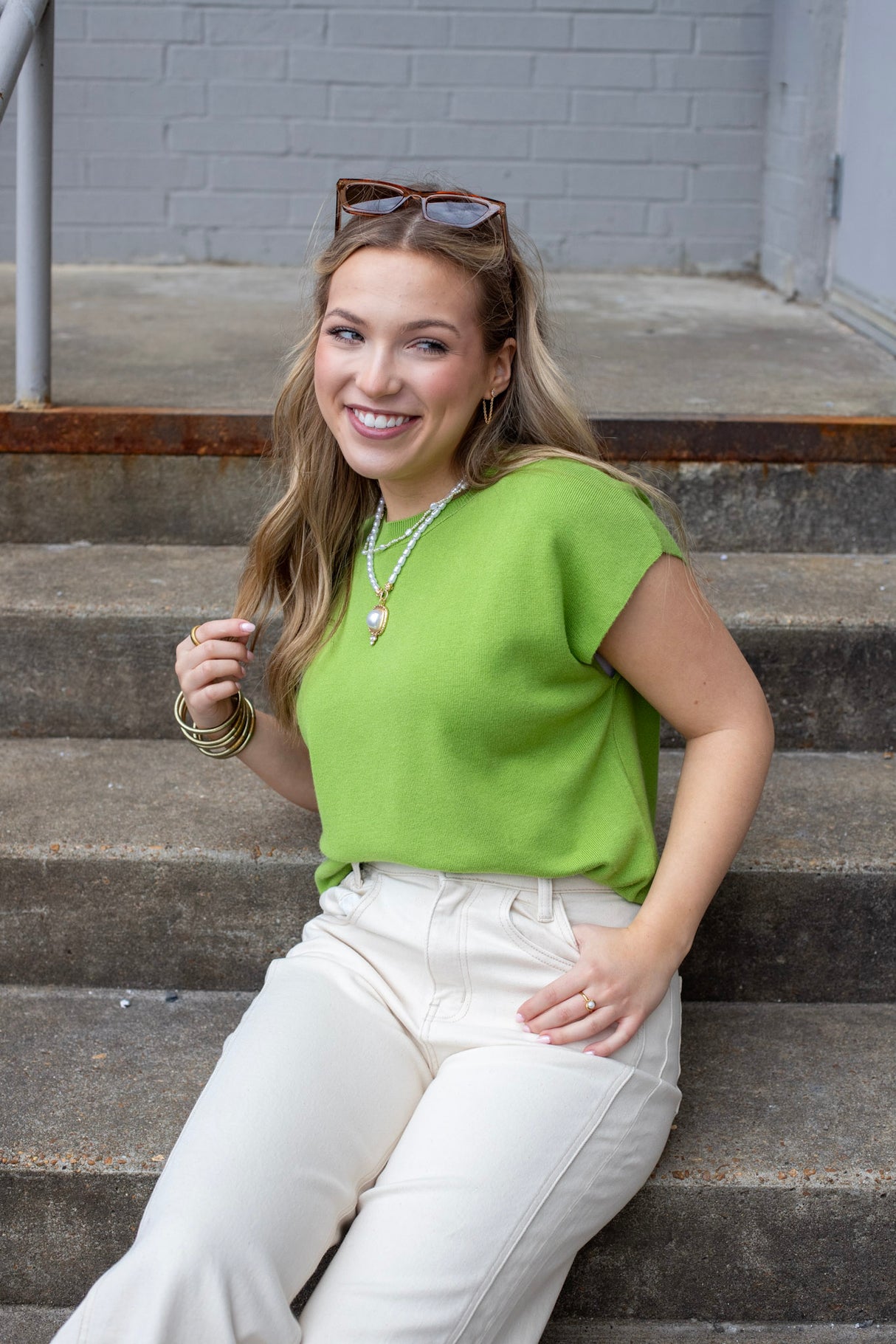 Short Sleeve Knit Top