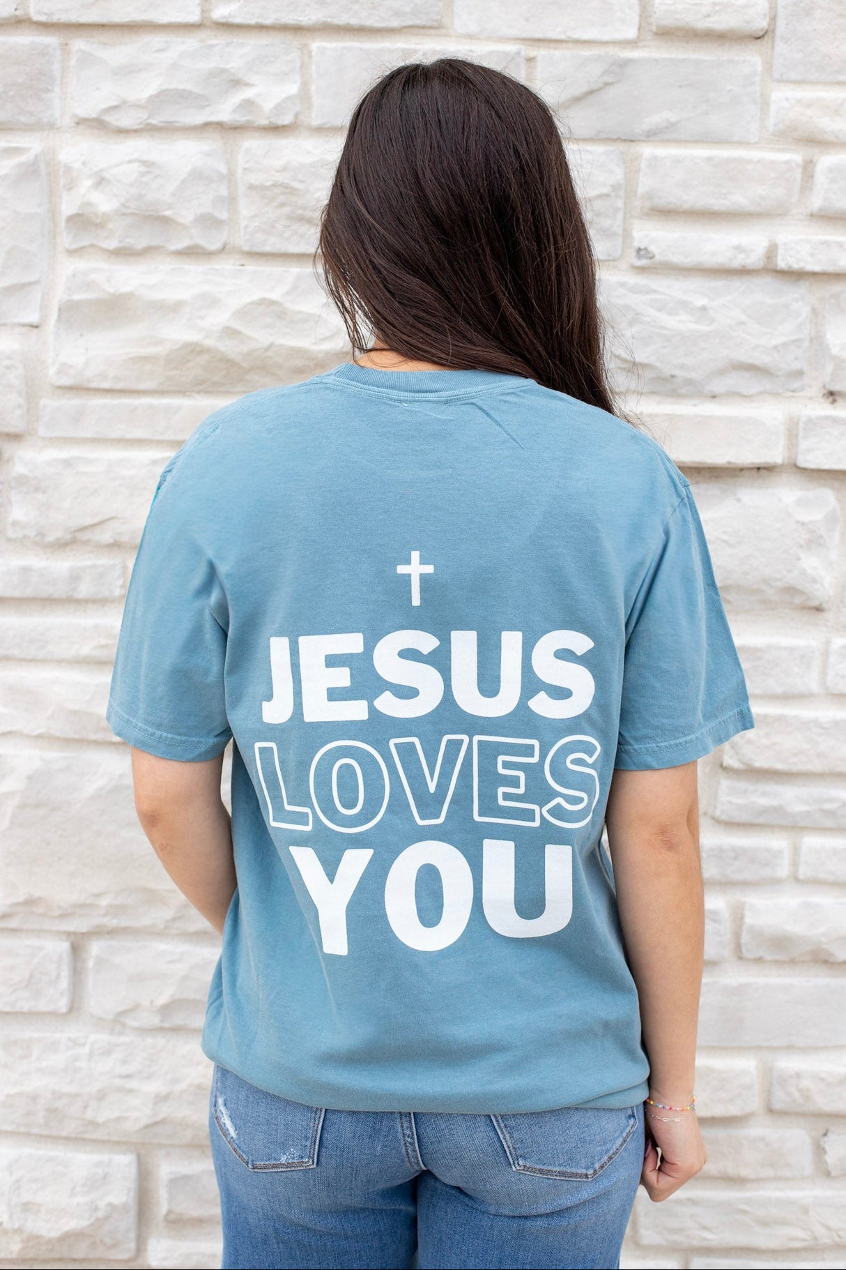 Smile Jesus Loves You Tee