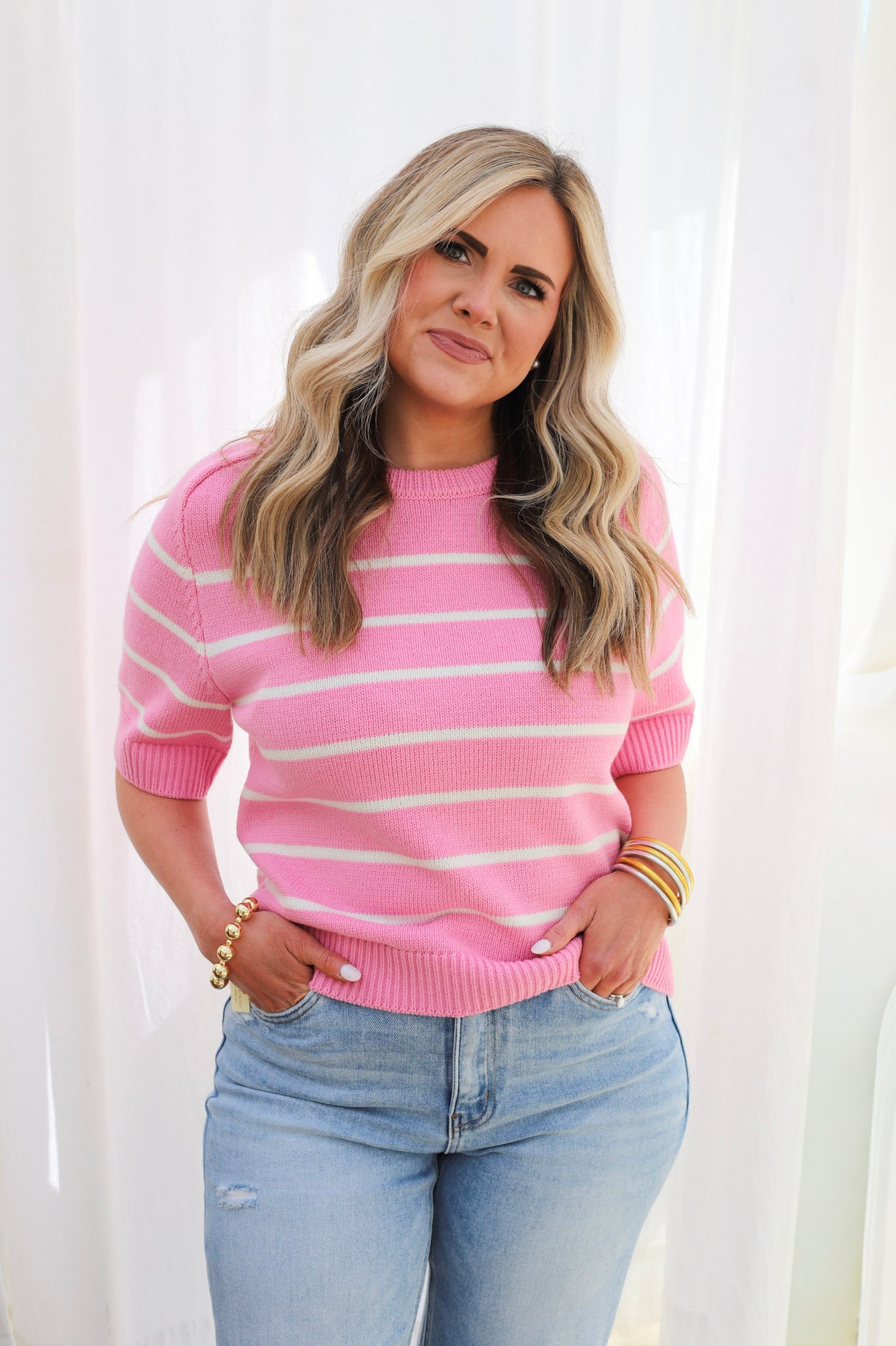 Essential Stripe Sweater Top