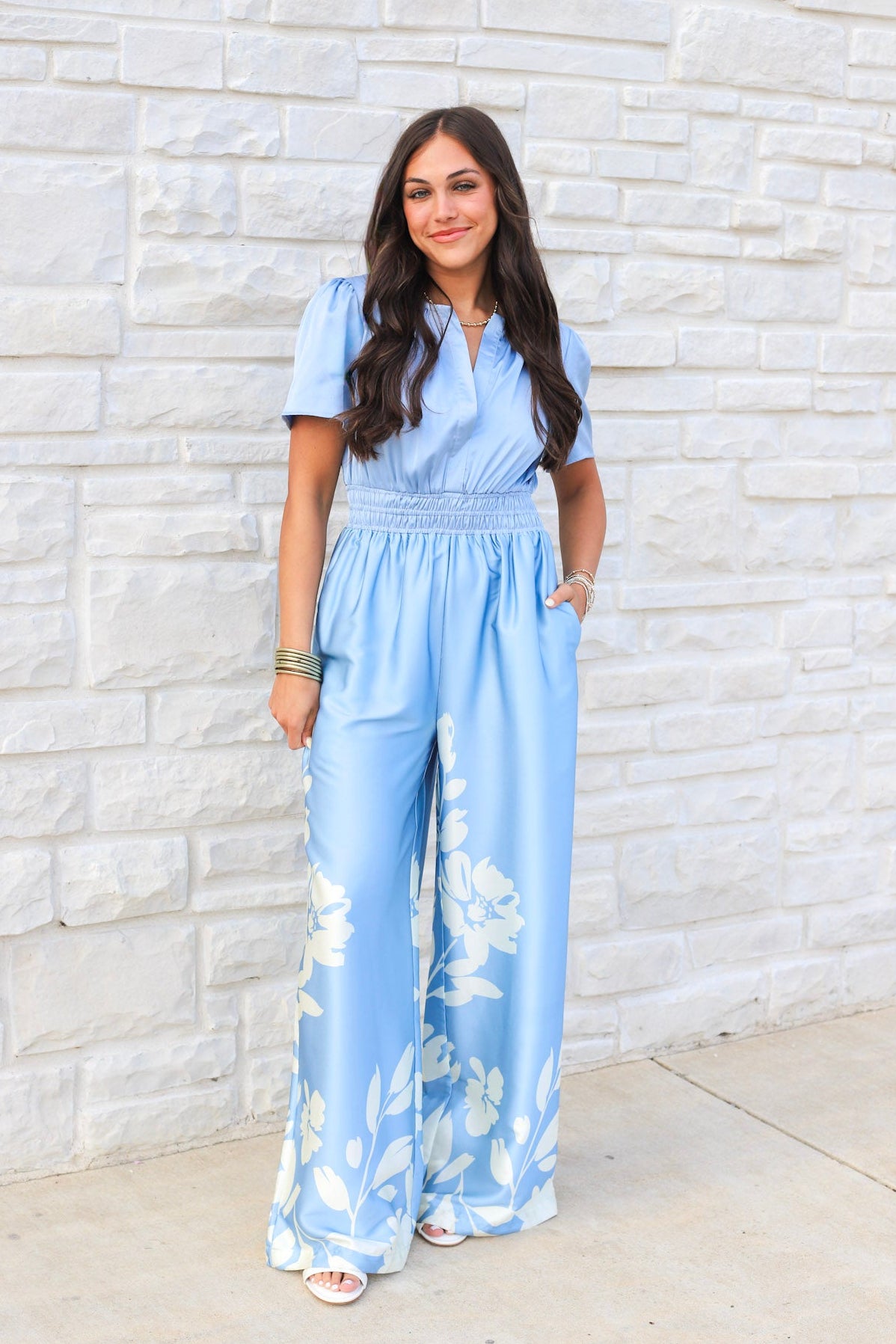 Trina Tropics Leaf Jumpsuit (Multiple Colors)