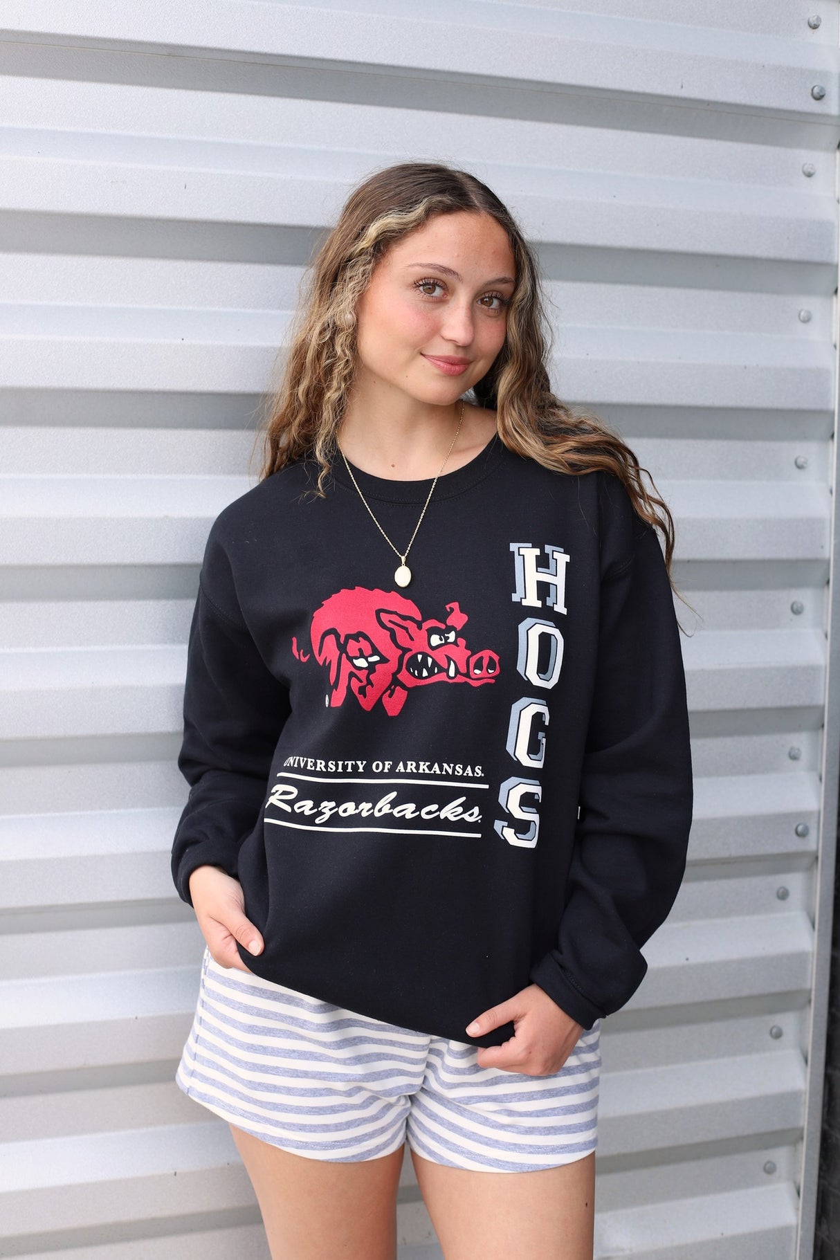 Hogs Stacked Sweatshirt