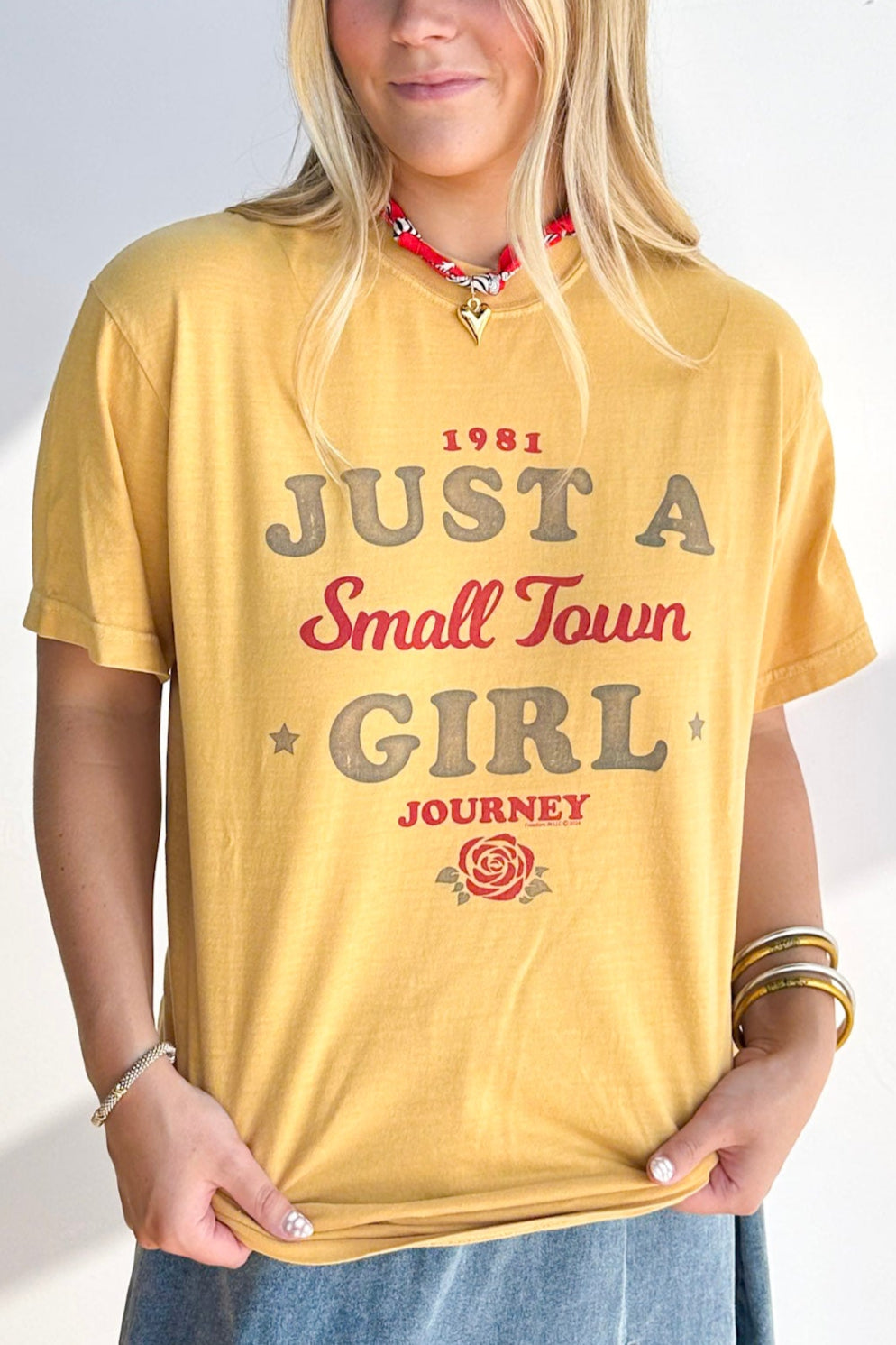 JOURNEY SMALL TOWN GIRL TEE