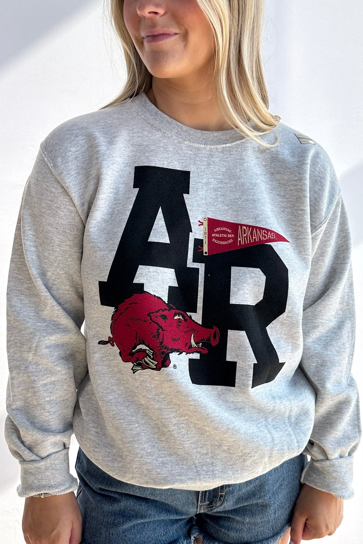Arkansas Pennant Vault Sweatshirt