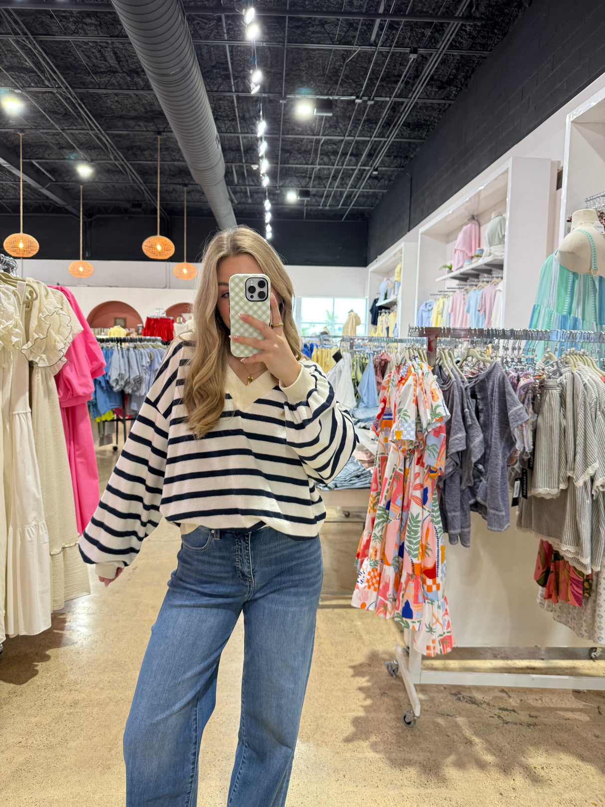 Viva Oversized Stripe Pullover