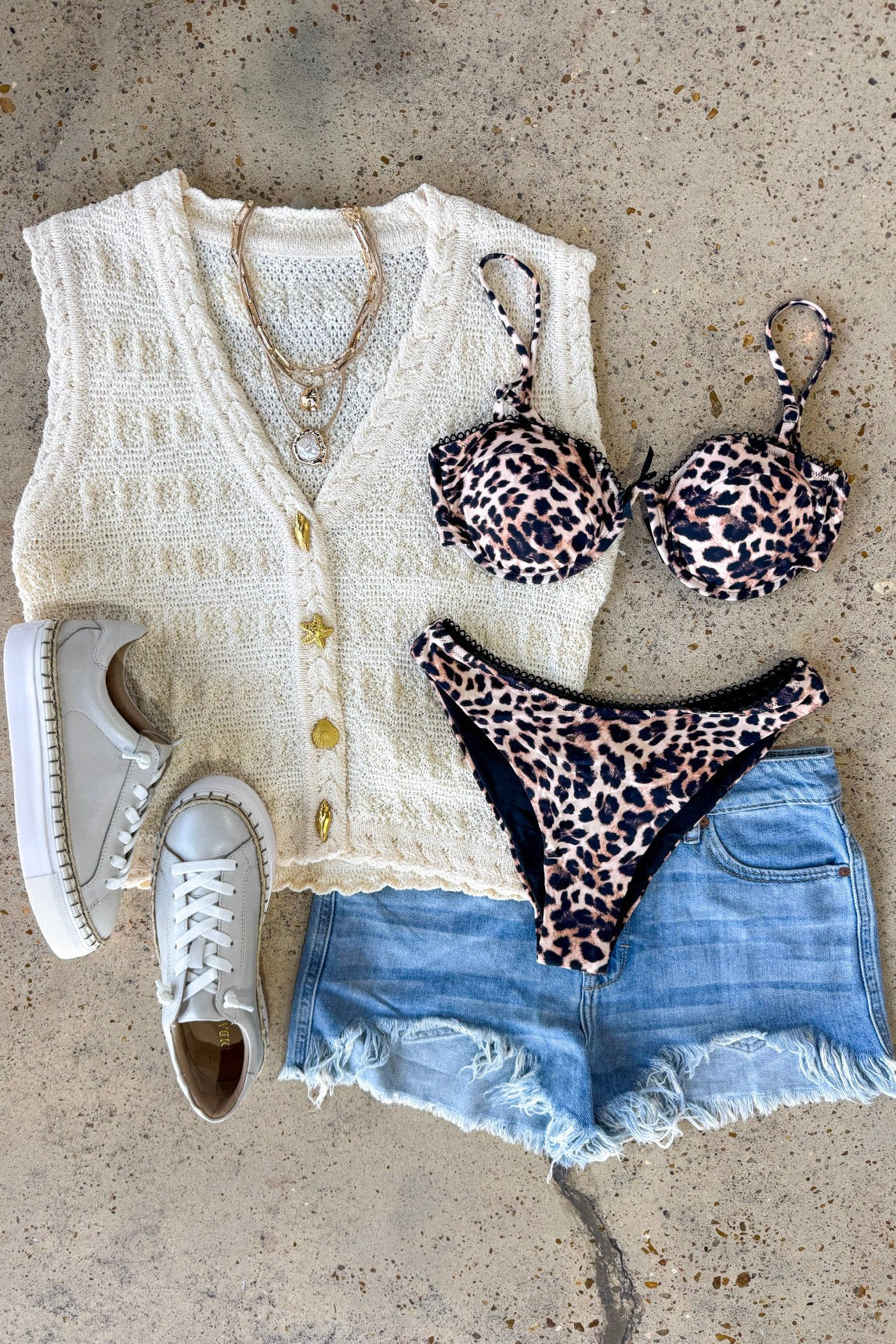 Underwire Bow Details Bikini Top