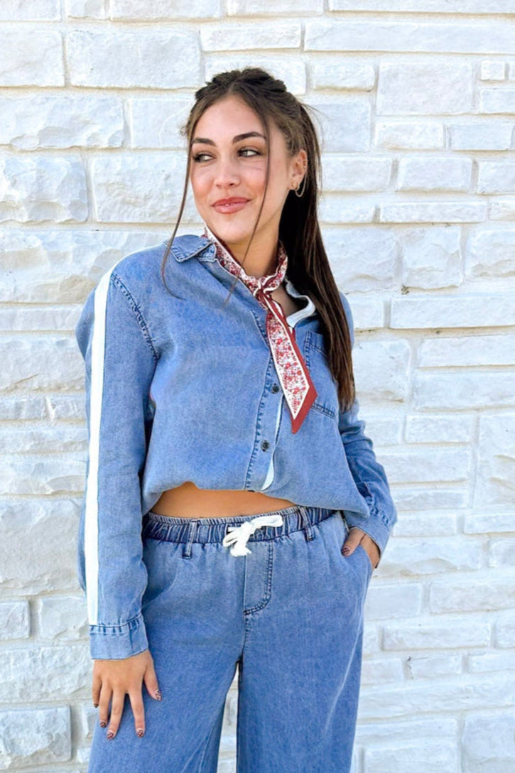 WASHED BUTTON DOWN