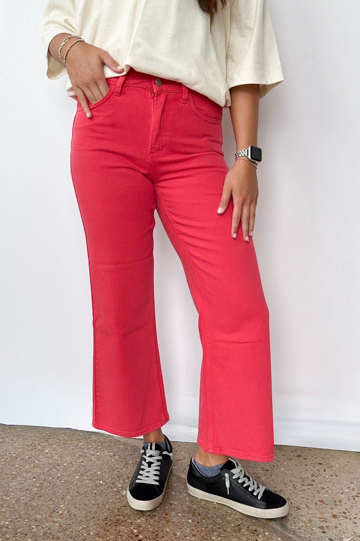 EPIC SLIM WIDE LEG JEAN