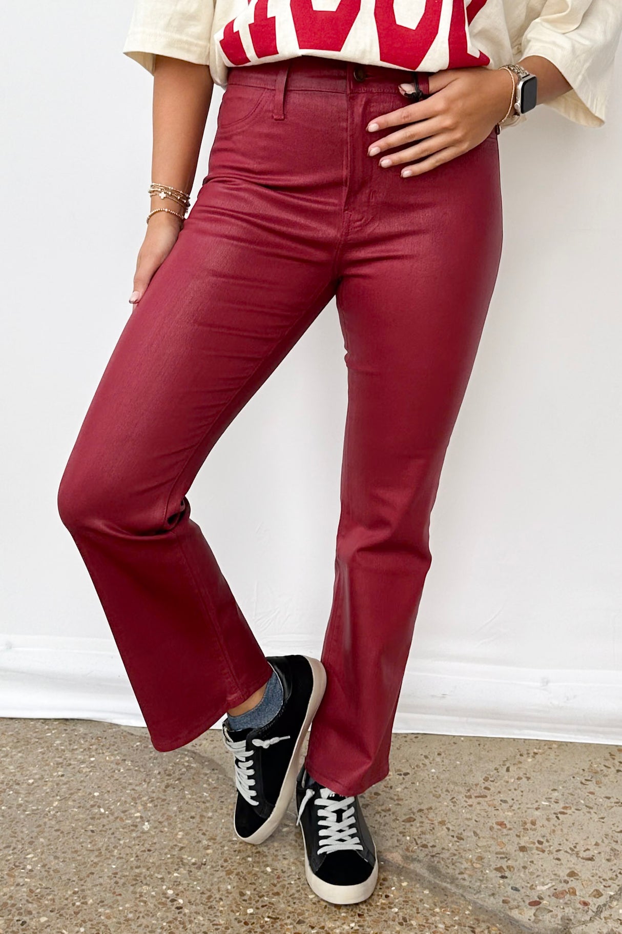 SIA SLIM CROP BOOTCUT JEAN