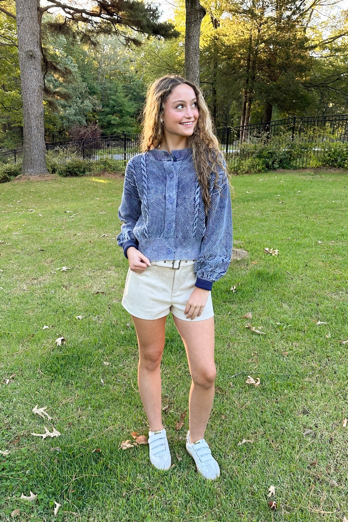 CABLE KNIT CARDIGAN