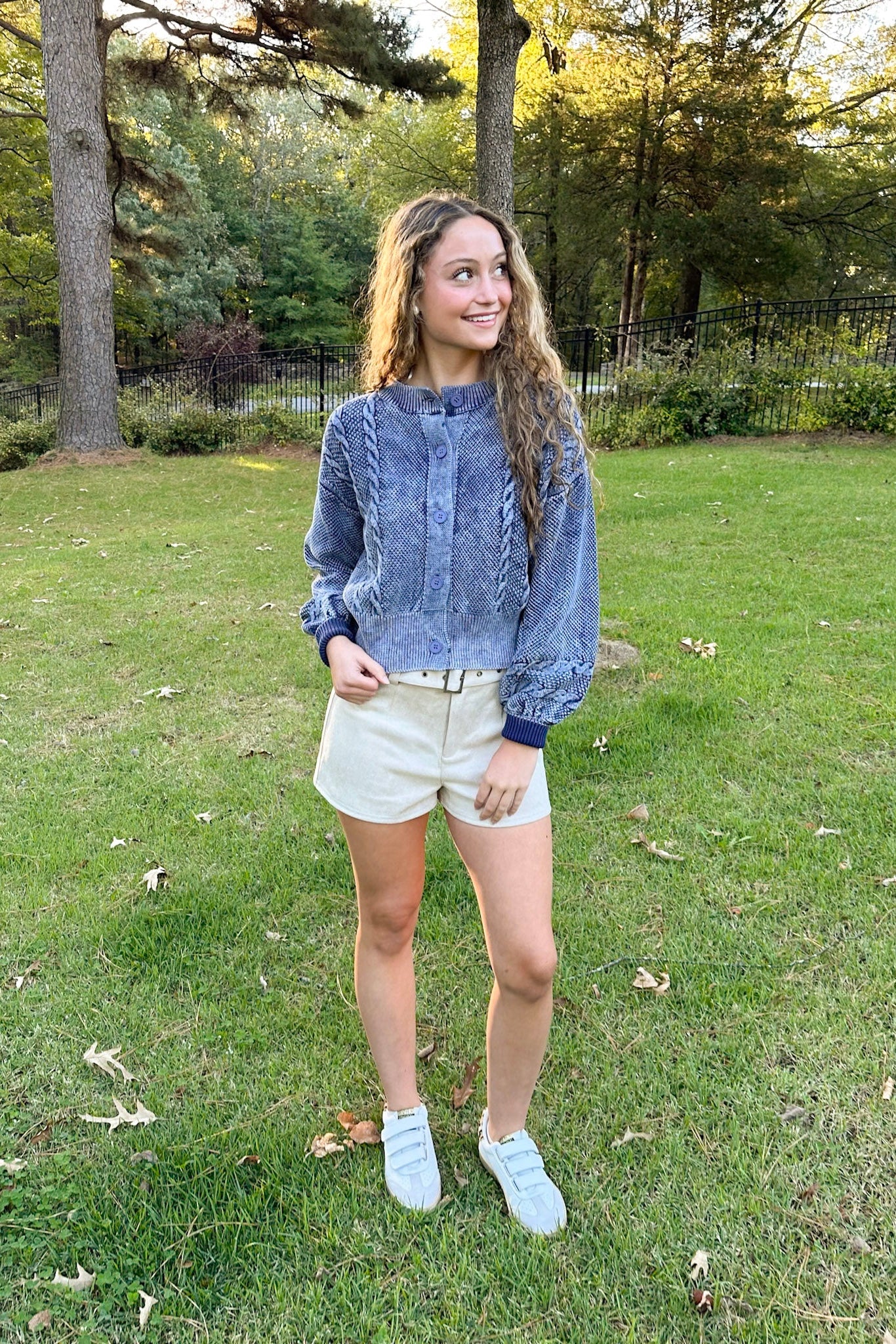 CABLE KNIT CARDIGAN