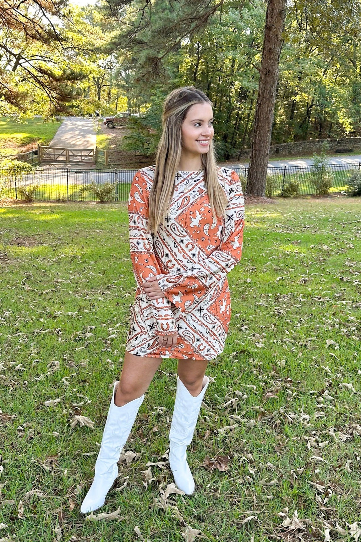 BANDANA BACK DRESS