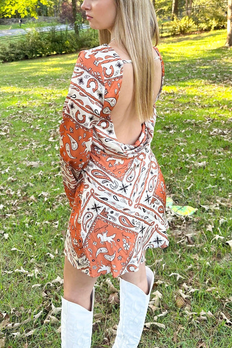 BANDANA BACK DRESS