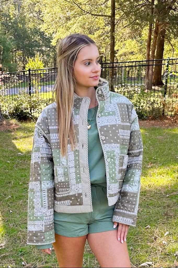 BANDANA PATCH JACKET