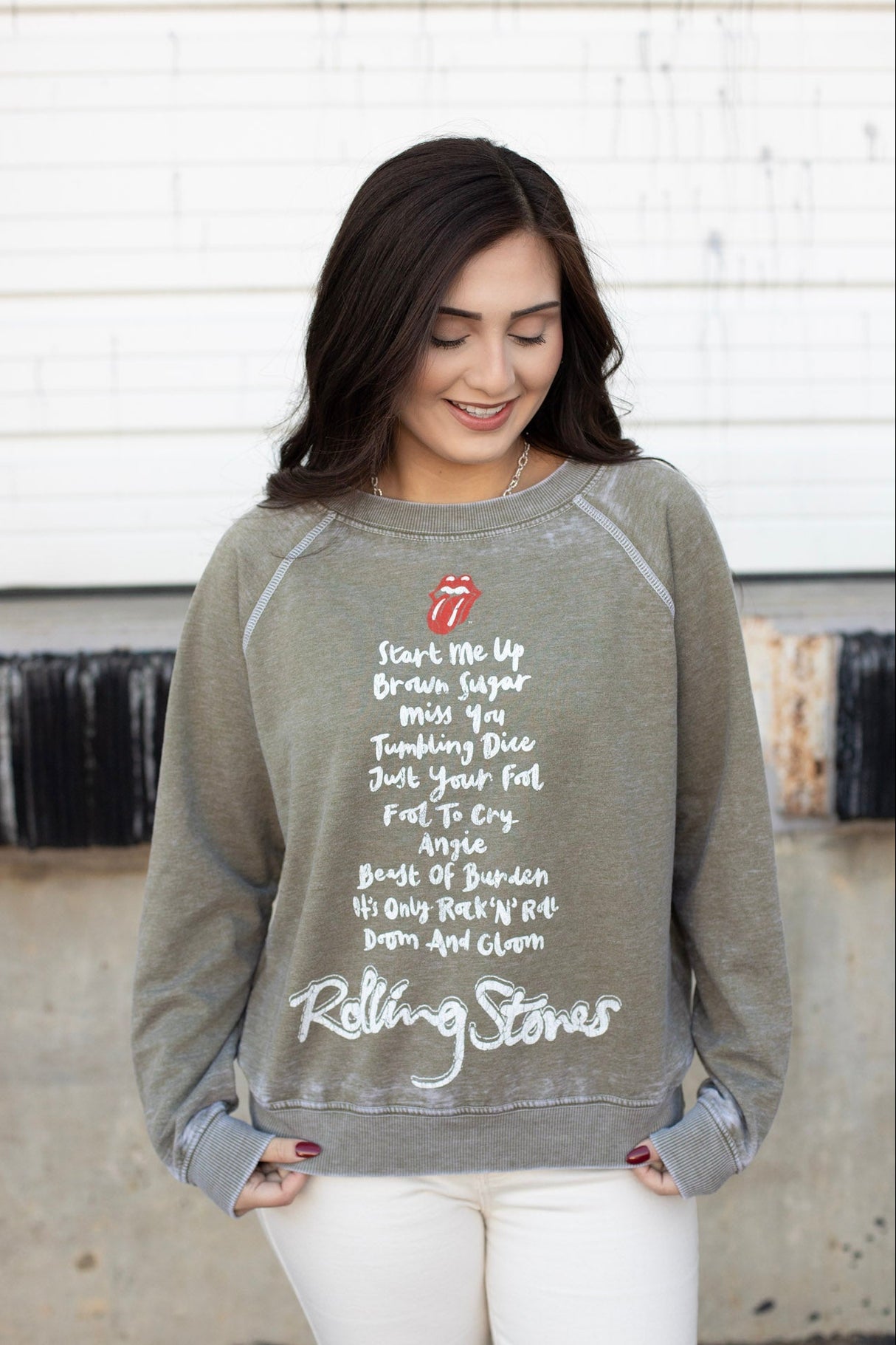 Rolling Stones Lyric Sweatshirt