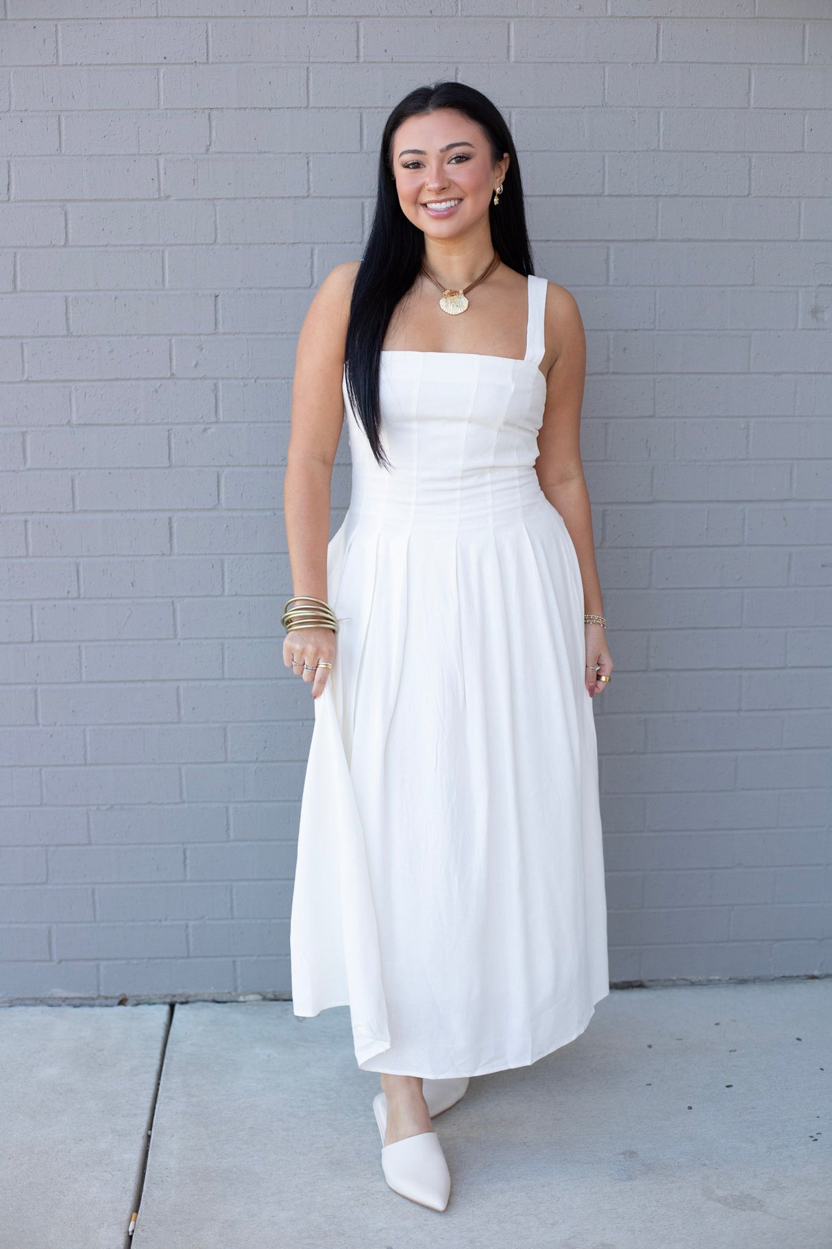 Heaven Sent Seam Detail Maxi Dress