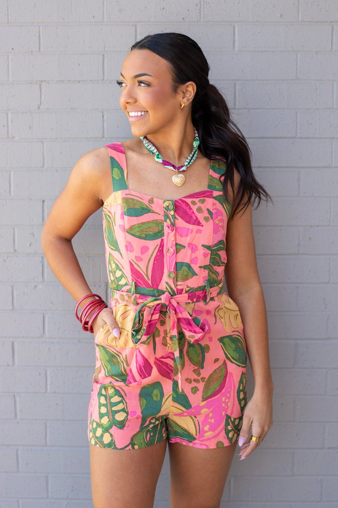 Just Like Paradise Romper