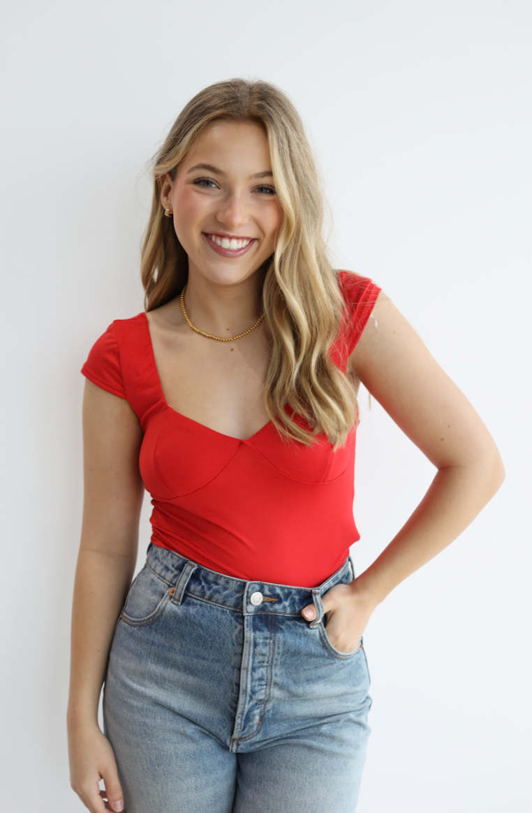 ADLEY KNIT CROP TOP