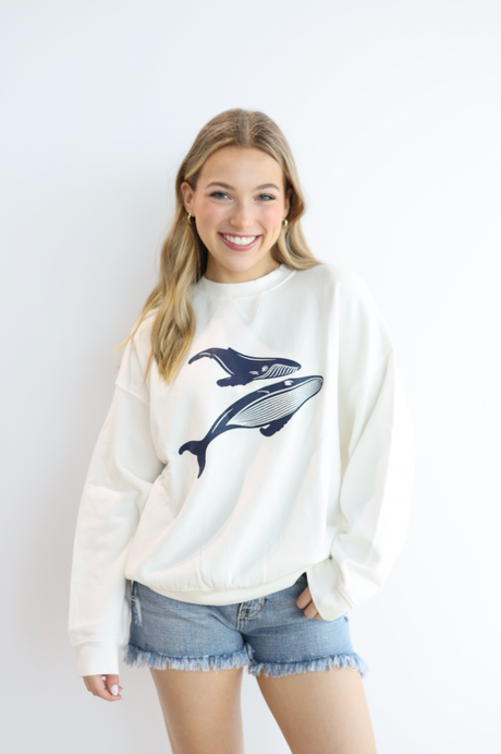 WHALE SWEATSHIRT