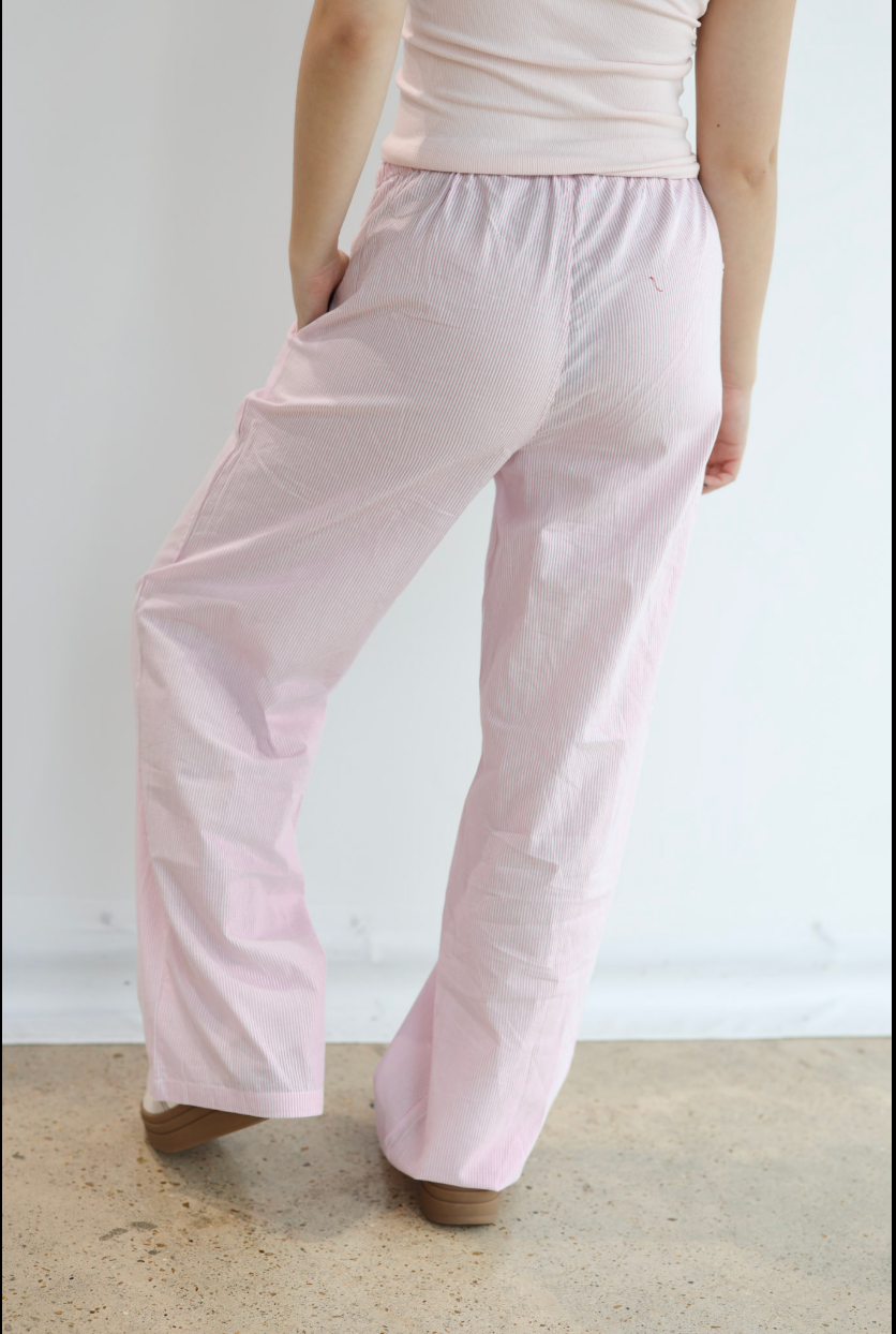 Pinstripe Boxer Pants (Multiple Colors)