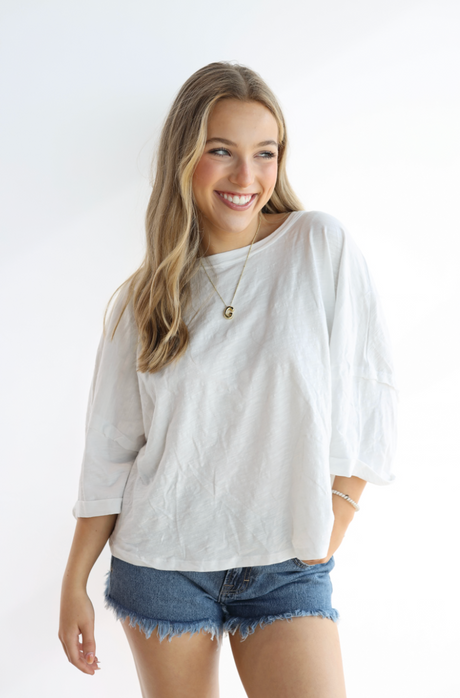 CROP TWIST KNITTED TOP