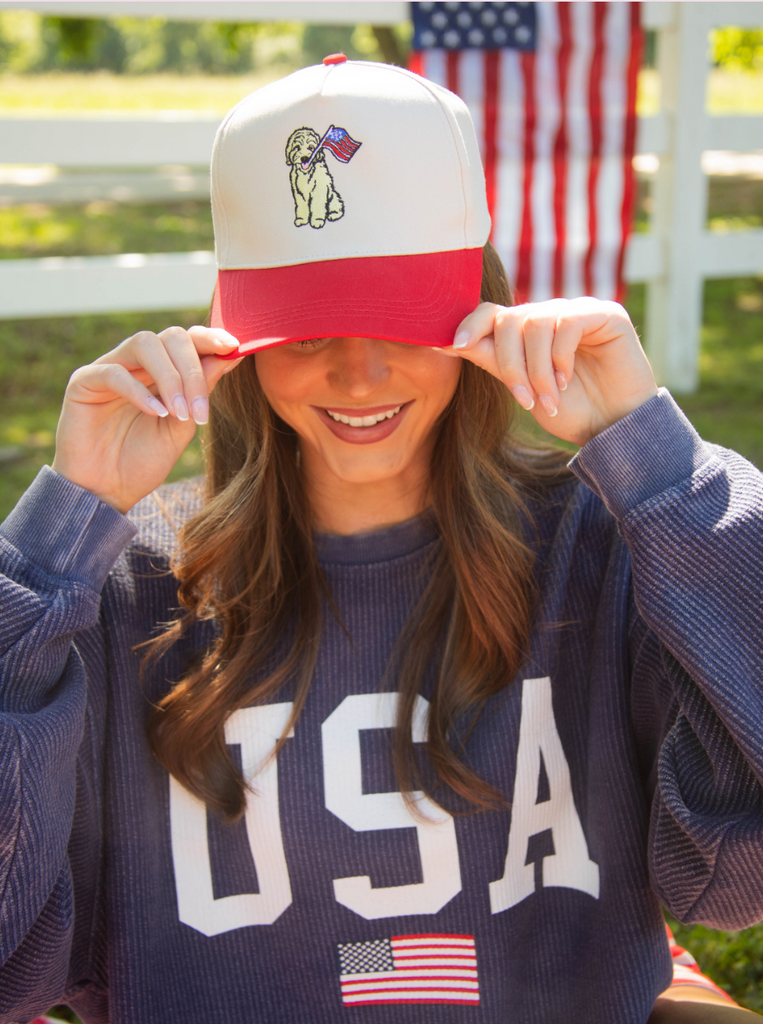 American Doodle Two Tone Trucker