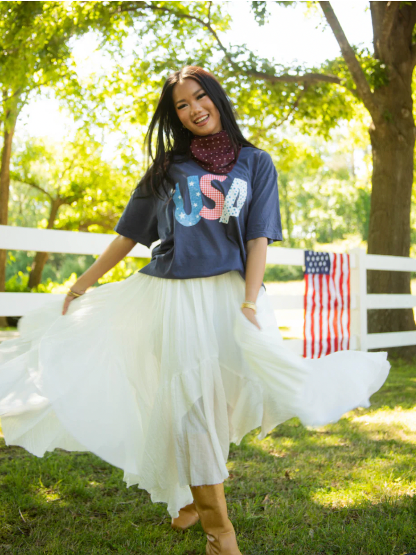 USA Patch Tee