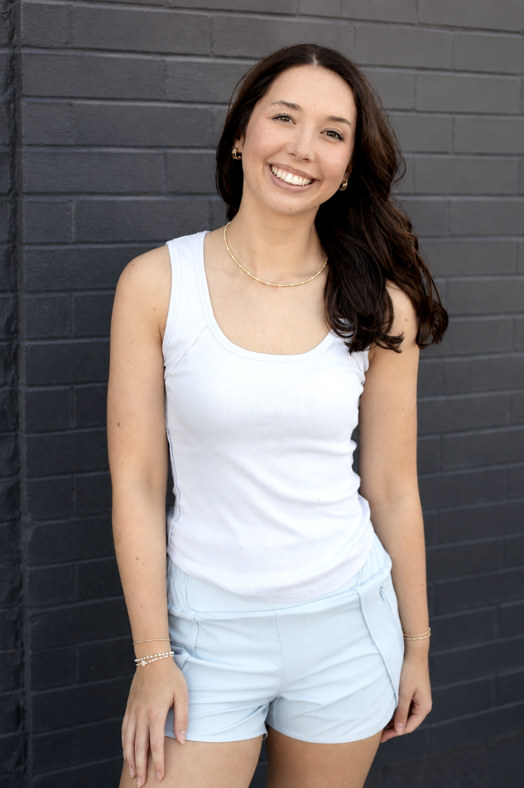 Ridge Raglan Ribbed Tank Top