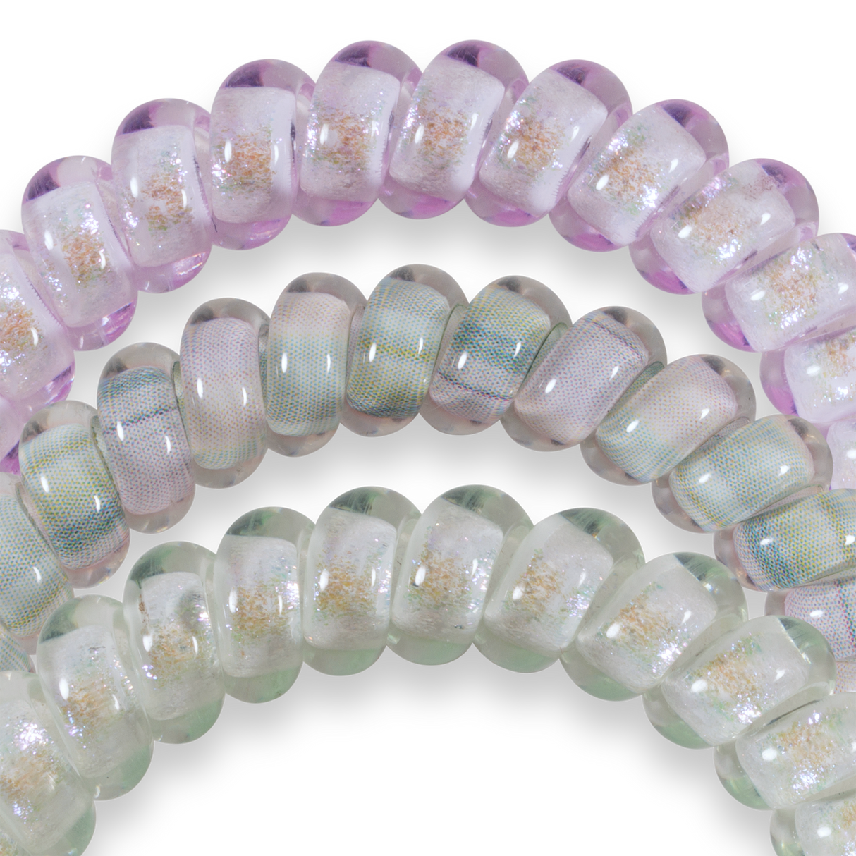 Spiral Hair Coils | Small | Opal Glow