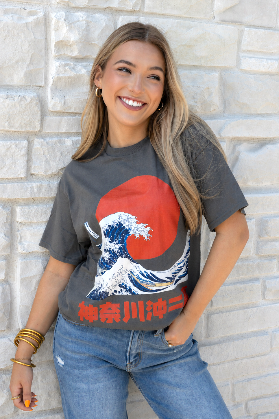 Hokusai Wave Tee
