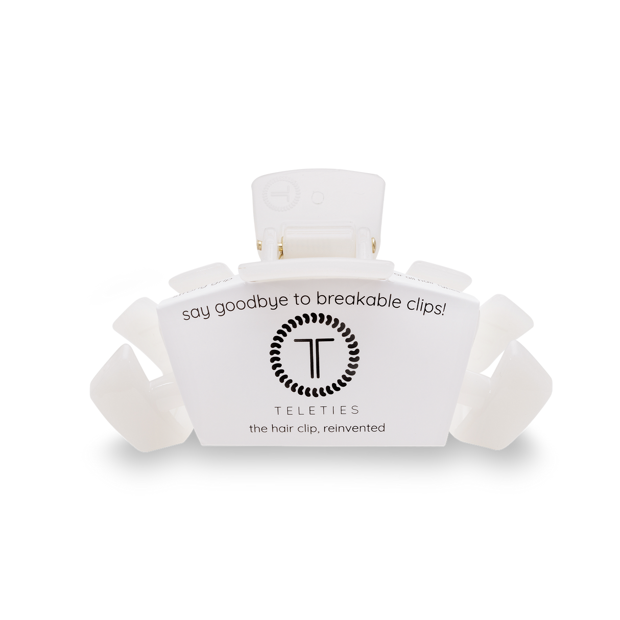 Classic Hair Clip | Medium | Coconut White