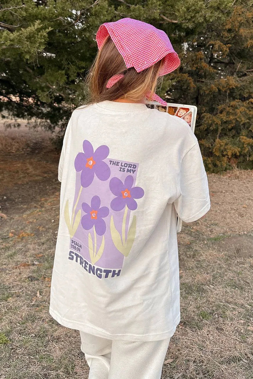 My Strength Floral Tee